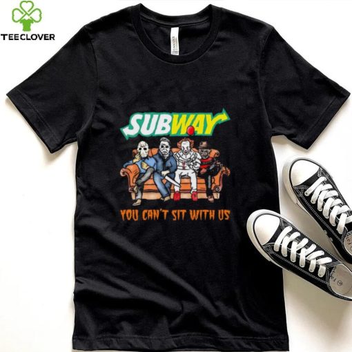 Horror Movie Characters Subway You Can’t Sit With Us Halloween 2024 hoodie, sweater, longsleeve, shirt v-neck, t-shirt