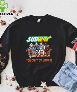 Horror Movie Characters Subway You Can’t Sit With Us Halloween 2024 hoodie, sweater, longsleeve, shirt v-neck, t-shirt