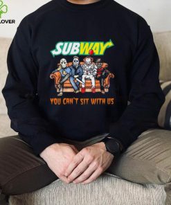 Horror Movie Characters Subway You Can’t Sit With Us Halloween 2024 hoodie, sweater, longsleeve, shirt v-neck, t-shirt