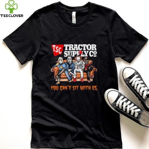 Horror Movie Characters Tractor Supply Company You Can’t Sit With Us Halloween 2024 hoodie, sweater, longsleeve, shirt v-neck, t-shirt