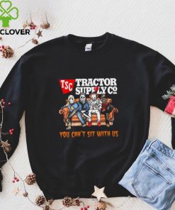 Horror Movie Characters Tractor Supply Company You Can’t Sit With Us Halloween 2024 hoodie, sweater, longsleeve, shirt v-neck, t-shirt