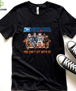 Horror Movie Characters United States Postal Service You Can’t Sit With Us Halloween 2024 shirt