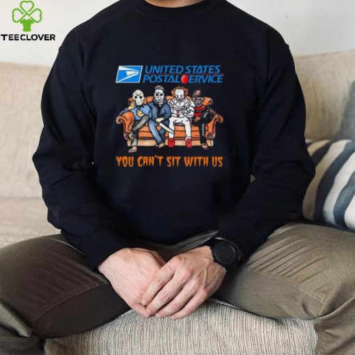 Horror Movie Characters United States Postal Service You Can’t Sit With Us Halloween 2024 shirt