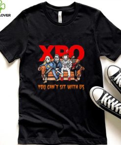 Horror Movie Characters XPO You Can’t Sit With Us Halloween 2024 shirt