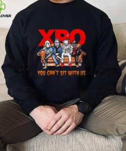 Horror Movie Characters XPO You Can’t Sit With Us Halloween 2024 hoodie, sweater, longsleeve, shirt v-neck, t-shirt