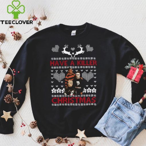 Horror Movie Killer Christmas T Shirt