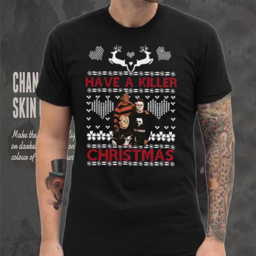 Horror Movie Killer Christmas T Shirt