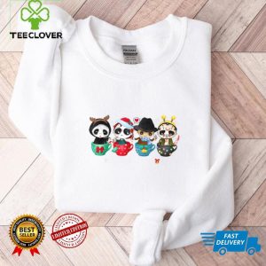 Horror Movie Merry Christmas Chibi Characters Cute Costume T Shirt