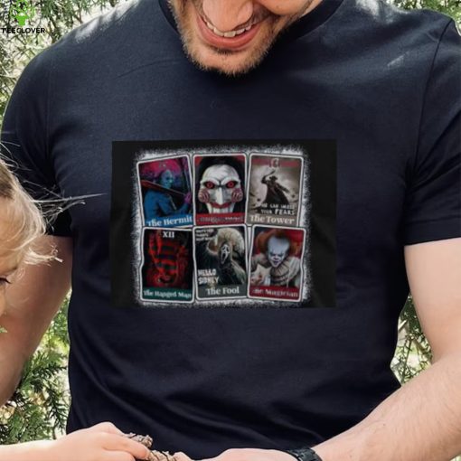 Horror Movie Tarot Cards Killers Shirt