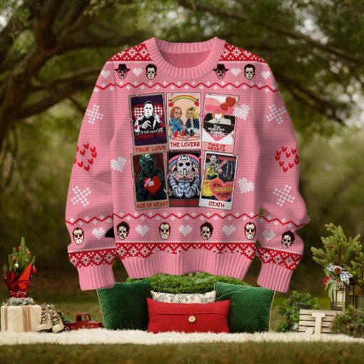 Horror Movies Valentine Sweater