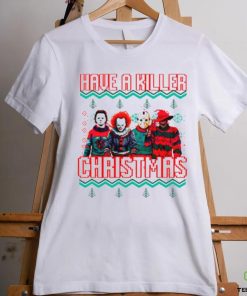 Horror character have a killer Christmas shirt