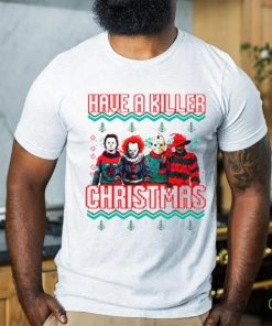 Horror character have a killer Christmas shirt