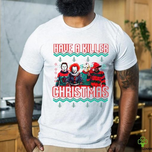Horror character have a killer Christmas shirt