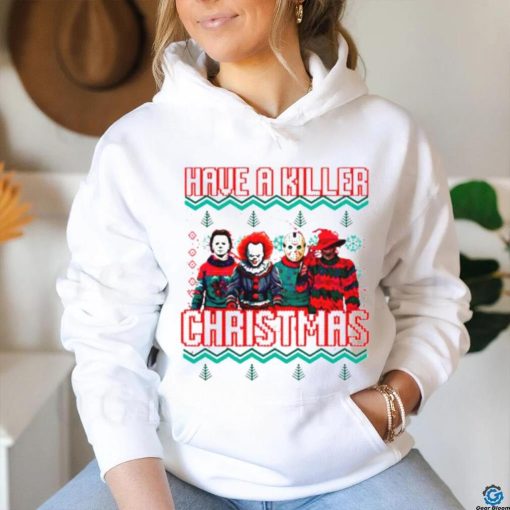 Horror character have a killer Christmas shirt