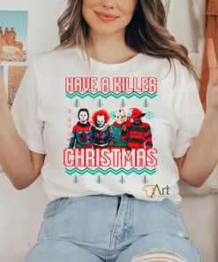 Horror character have a killer Christmas shirt