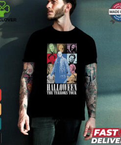 Horror characters Halloween The Terrors Tour shirt