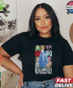 Horror characters Halloween The Terrors Tour shirt