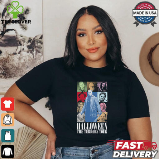 Horror characters Halloween The Terrors Tour shirt