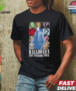 Horror characters Halloween The Terrors Tour shirt