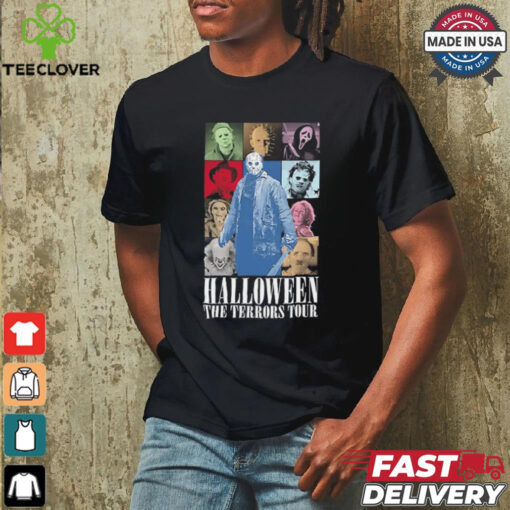 Horror characters Halloween The Terrors Tour shirt