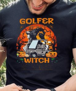 Horror golfer by day witch by night for halloween t shirt
