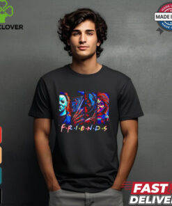 Horror movies Friends Halloween shirt 2 Horror movies Friends Halloween shirt