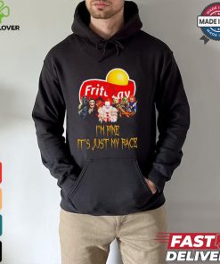 Horror movies Frito Lay I’m fine it’s just my face Halloween shirt
