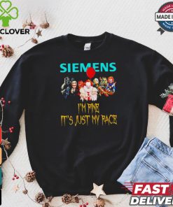 Horror movies Siemens I’m fine it’s just my face Halloween shirt