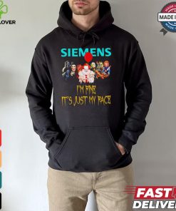 Horror movies Siemens I’m fine it’s just my face Halloween shirt