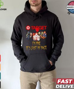 Horror movies Target I’m fine it’s just my face Halloween shirt