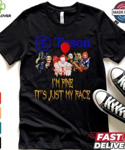 Horror movies Tyson I’m fine it’s just my face Halloween shirt