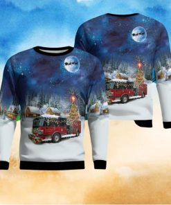 Horry County Fire Rescue Station 46, Conway, South Carolina Christmas AOP 3D Ugly Christmas Sweater