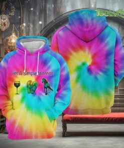Horse And Wine 3D Printed Hoodie