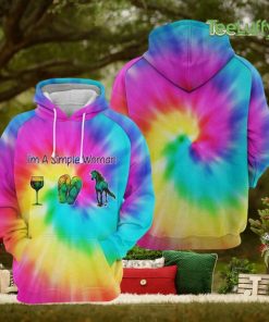 Horse And Wine 3D Printed Hoodie
