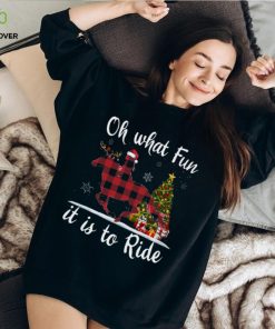 Horse Christmas Oh What Fun It Is To Ride T Shirt