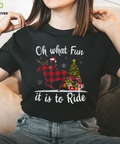 Horse Christmas Oh What Fun It Is To Ride T Shirt