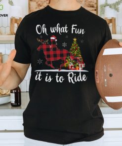 Horse Christmas Oh What Fun It Is To Ride T Shirt