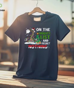 Horse Christmas On The Naughty List And I Regret Nothing T Shirt