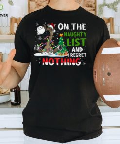 Horse Christmas On The Naughty List And I Regret Nothing T Shirt