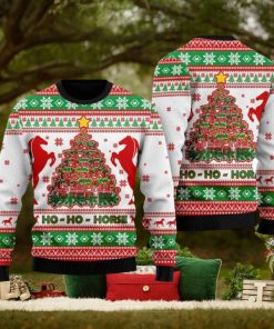 Horse Christmas Tree Ugly Christmas Sweater Wreath New Gift For Men And Women Family Holidays