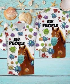 Horse Ew People Hawaiian Shirt