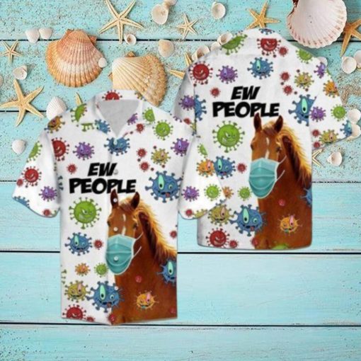 Horse Ew People Hawaiian Shirt