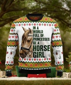 Horse Girl Ugly Christmas Sweater