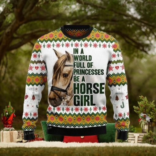 Horse Girl Ugly Christmas Sweater