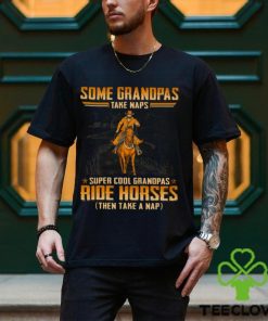 Horse Grandpas Take Naps WDE045 Classic T Shirt