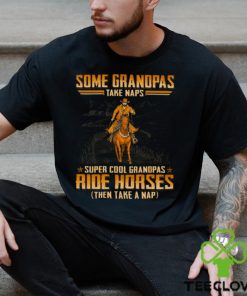 Horse Grandpas Take Naps WDE045 Classic T Shirt