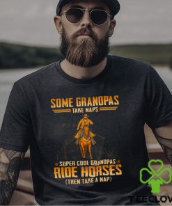 Horse Grandpas Take Naps WDE045 Classic T Shirt