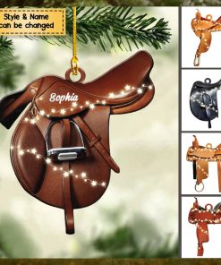 Horse Lovers Horse Saddle For Riding Horse Personalized Ornament