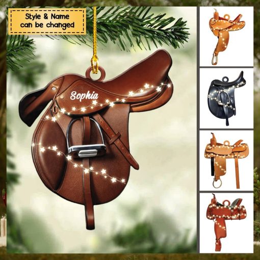 Horse Lovers   Horse Saddle For Riding Horse   Personalized Ornament