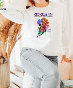 Horse racing Adidas all day I dream about Barrel Racing logo shirt 2 Horse racing Adidas all day I dream about Barrel Racing logo shirt